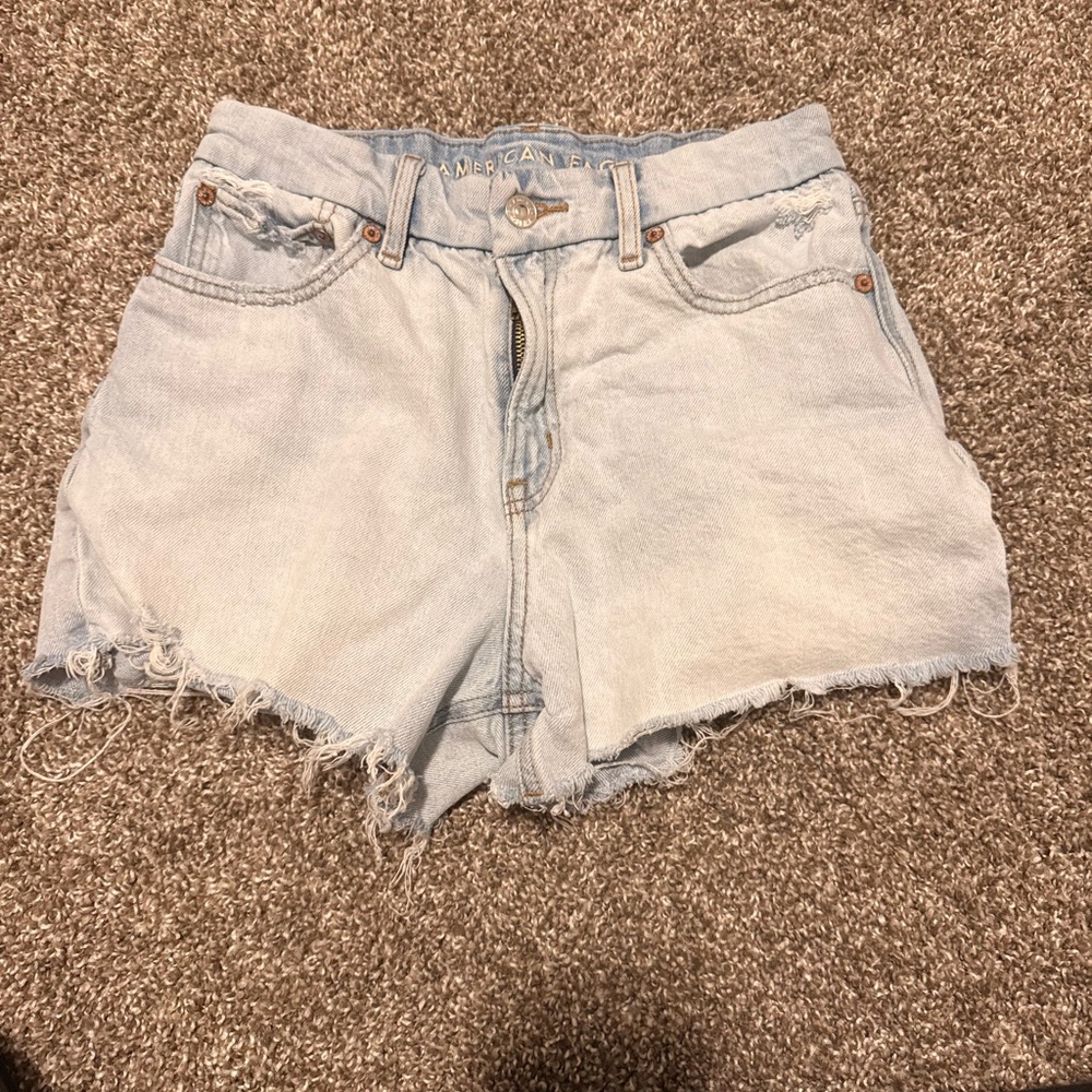 American Eagle Outfitters Light Wash Jean Shorts